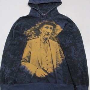 Supreme Men's Burroughs Hooded Sweatshirt Navy Spring-Summer 2016 Size XL